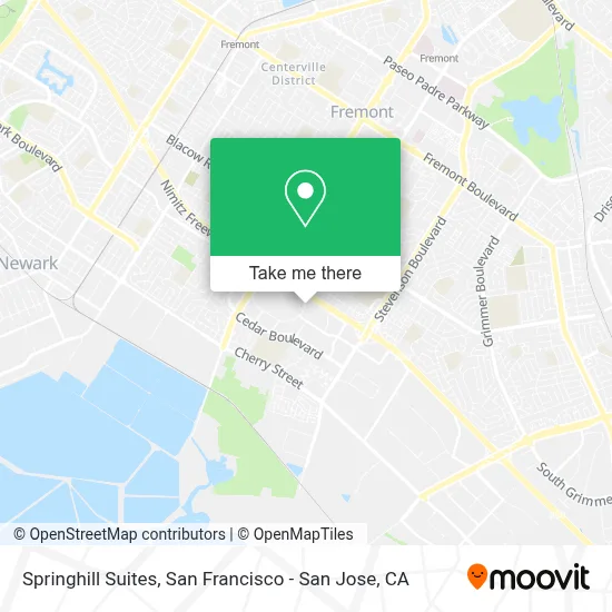 Springhill Suites map