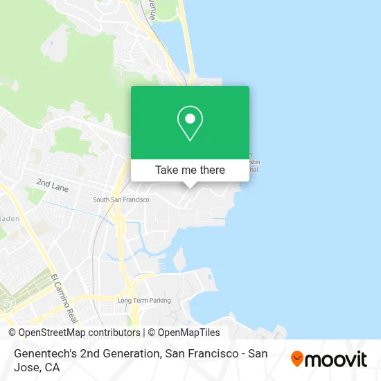 Genentech's 2nd Generation map
