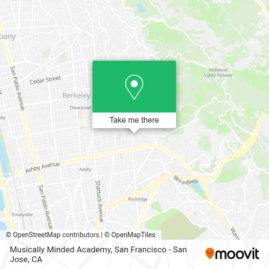 Musically Minded Academy map