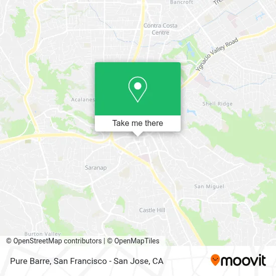 Pure Barre map