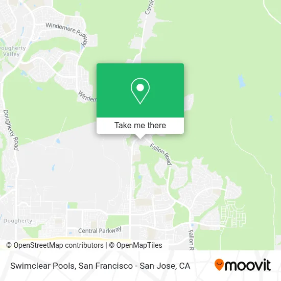 Swimclear Pools map