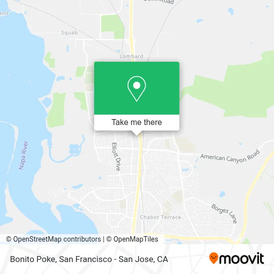 Bonito Poke map