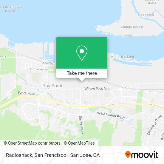 Radioshack map