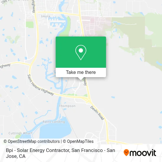 Bpi - Solar Energy Contractor map