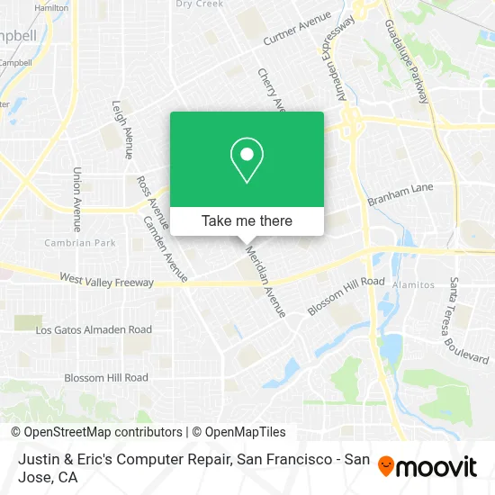 Justin & Eric's Computer Repair map