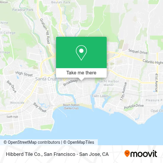 Hibberd Tile Co. map