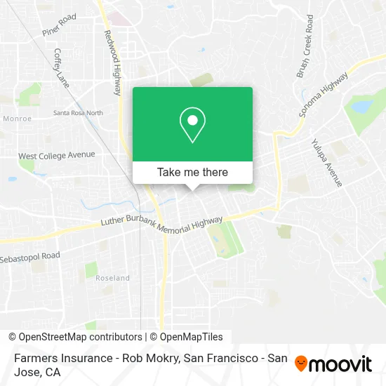 Farmers Insurance - Rob Mokry map