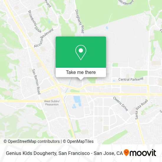 Genius Kids Dougherty map