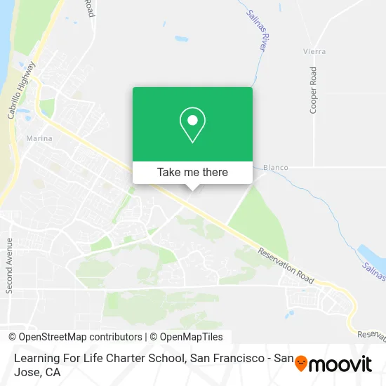 Learning For Life Charter School map
