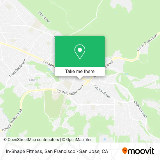 In-Shape Fitness map