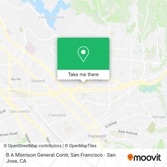 B A Morrison General Contr map