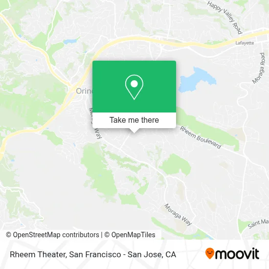 Rheem Theater map