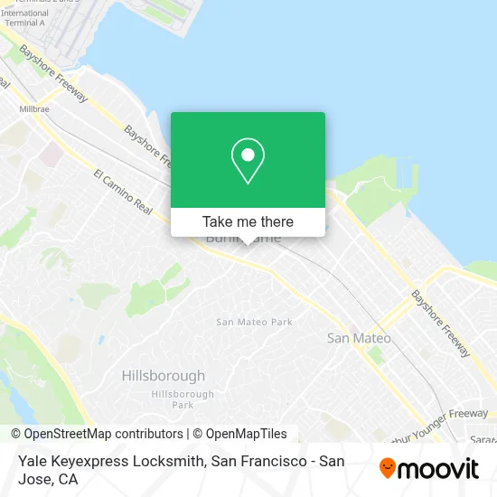 Yale Keyexpress Locksmith map