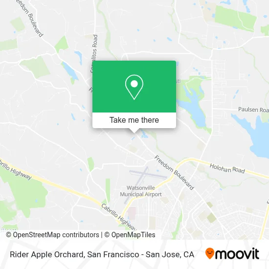 Rider Apple Orchard map