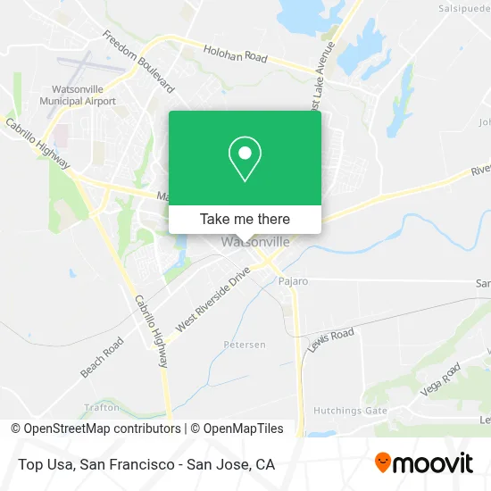 Top Usa map