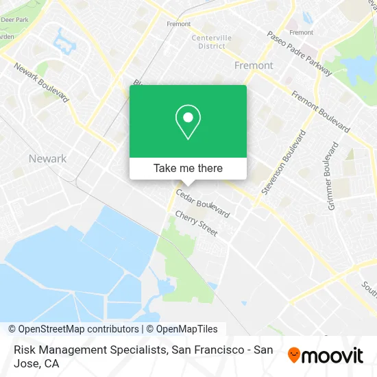 Risk Management Specialists map
