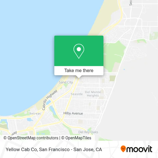 Yellow Cab Co map