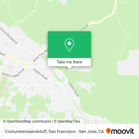 Costumesrusandstuff map