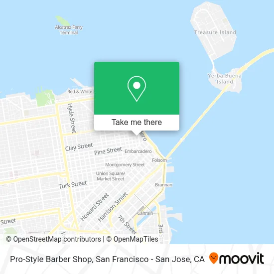Pro-Style Barber Shop map