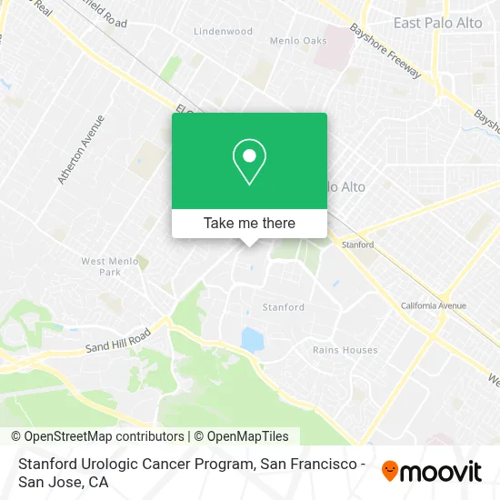 Stanford Urologic Cancer Program map