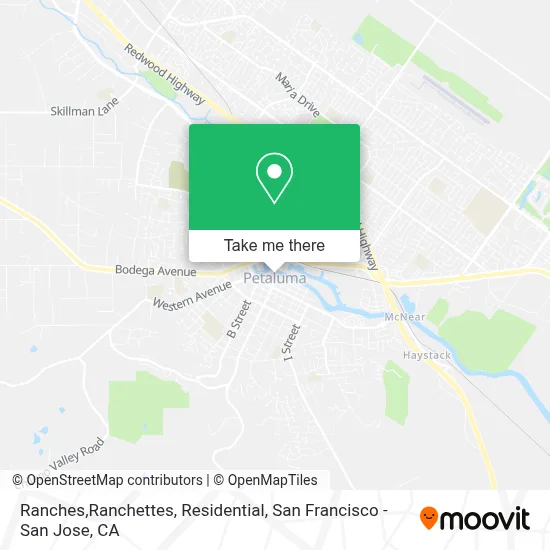 Ranches,Ranchettes, Residential map