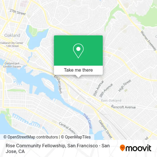 Rise Community Fellowship map