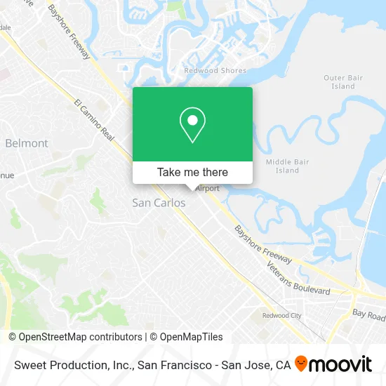 Sweet Production, Inc. map