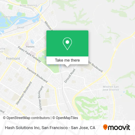 Hash Solutions Inc map