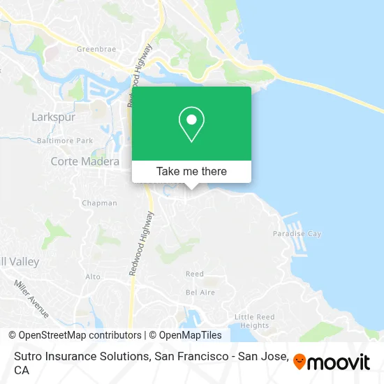Sutro Insurance Solutions map