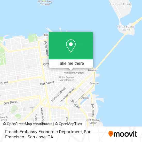 French Embassy Economic Department map
