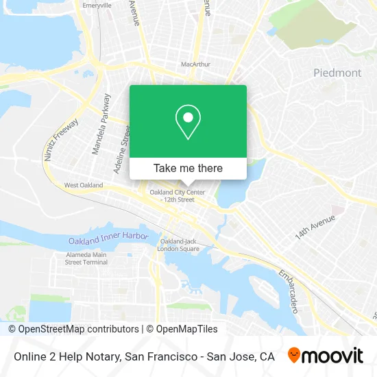 Online 2 Help Notary map