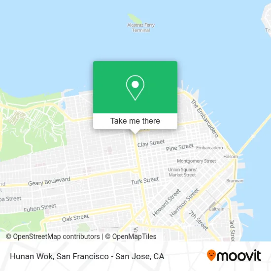 Hunan Wok map