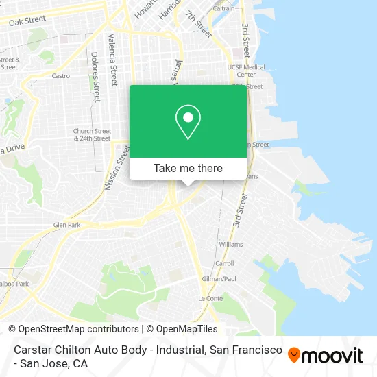Carstar Chilton Auto Body - Industrial map