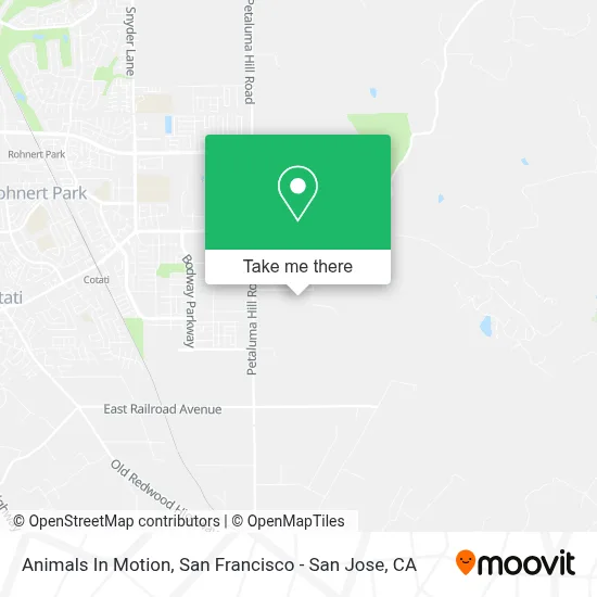 Animals In Motion map
