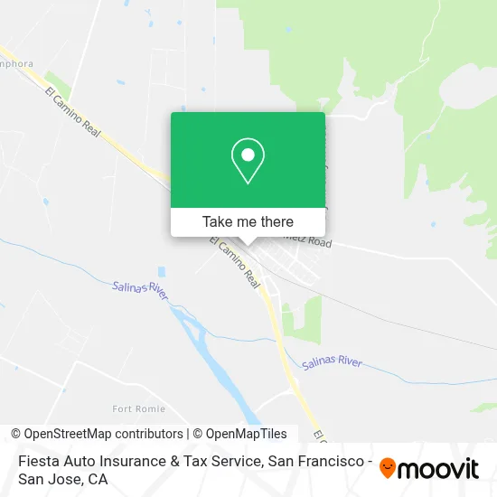 Fiesta Auto Insurance & Tax Service map