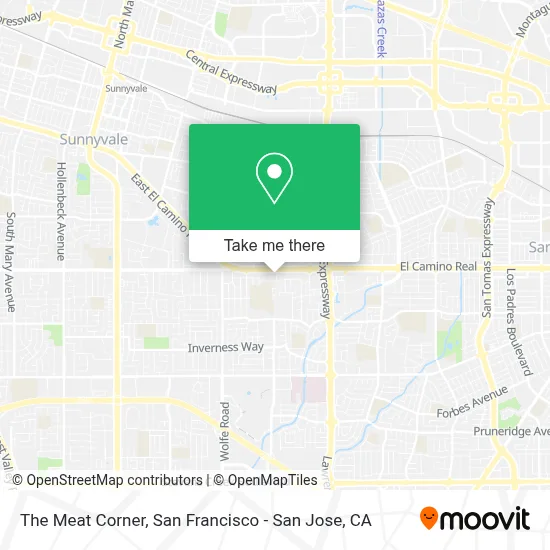 The Meat Corner map