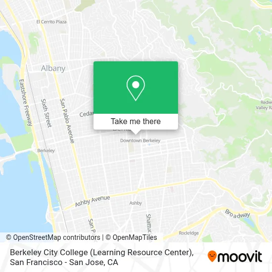 Berkeley City College (Learning Resource Center) map