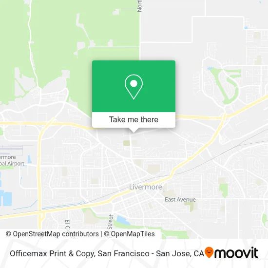 Officemax Print & Copy map