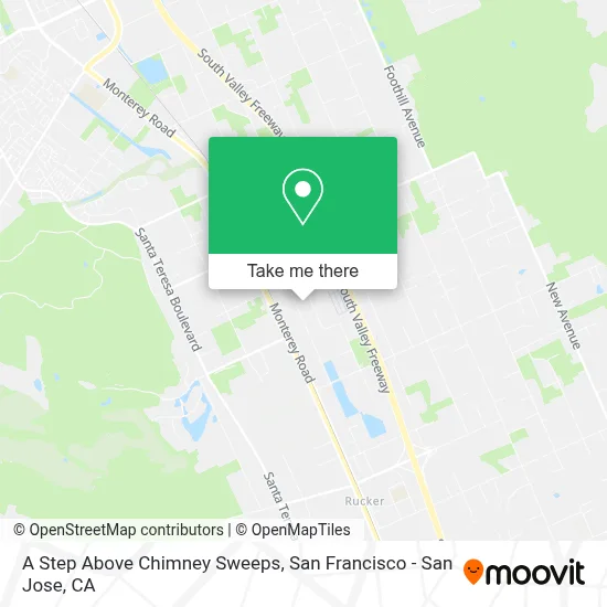 A Step Above Chimney Sweeps map