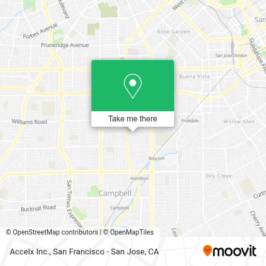 Accelx Inc. map