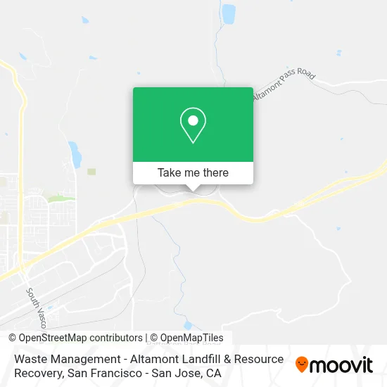 Waste Management - Altamont Landfill & Resource Recovery map