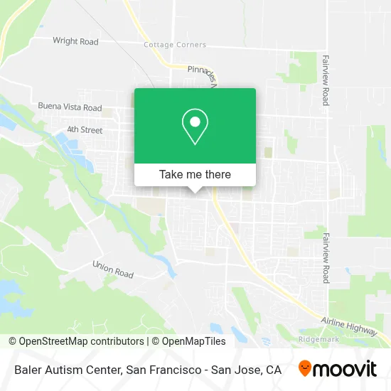 Baler Autism Center map