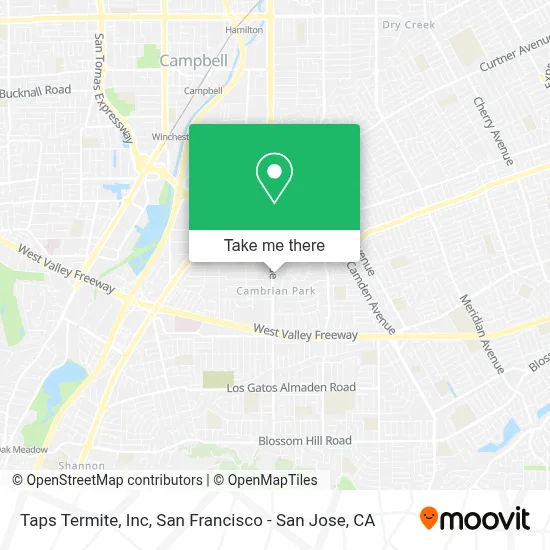 Taps Termite, Inc map