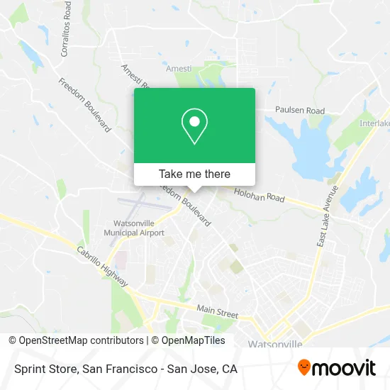 Sprint Store map