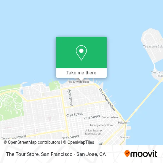 The Tour Store map