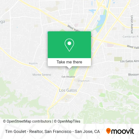 Tim Goulet - Realtor map