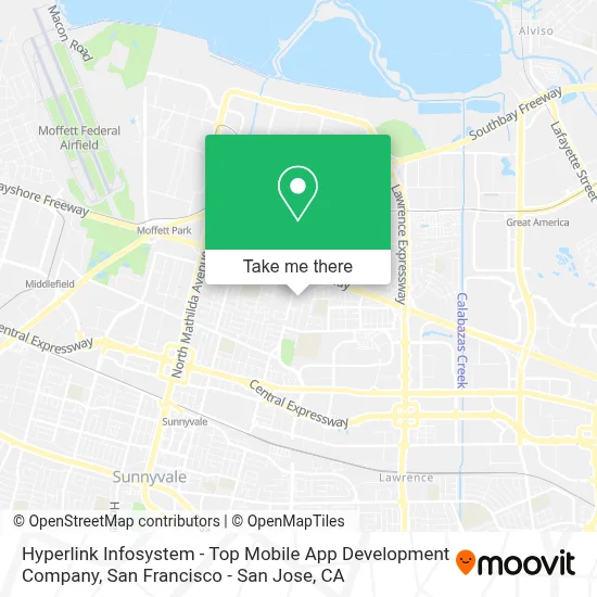 Hyperlink Infosystem - Top Mobile App Development Company map