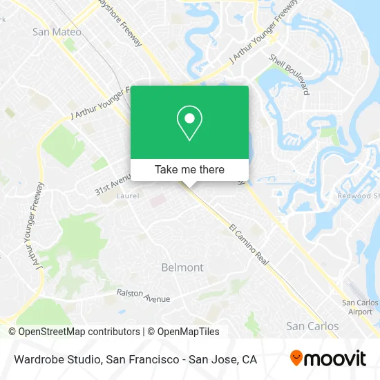 Wardrobe Studio map