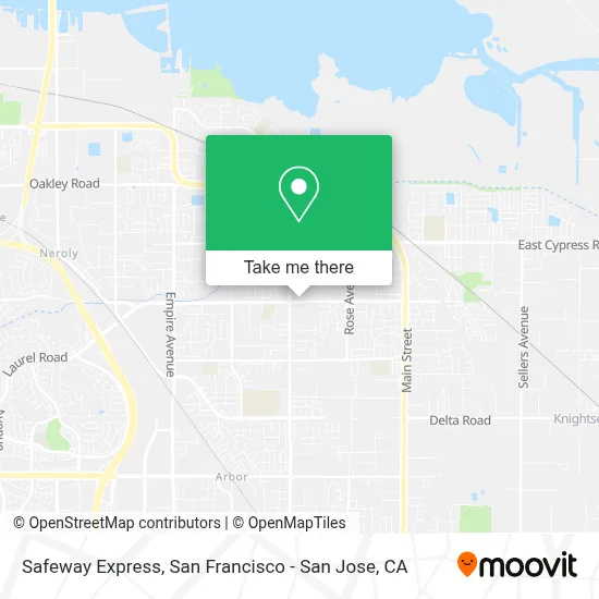 Safeway Express map