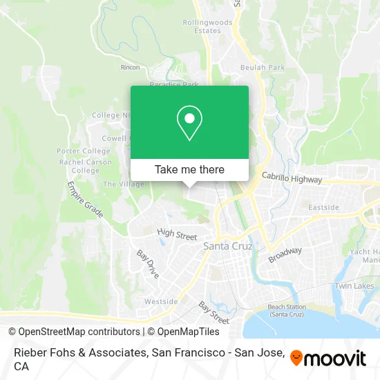 Rieber Fohs & Associates map